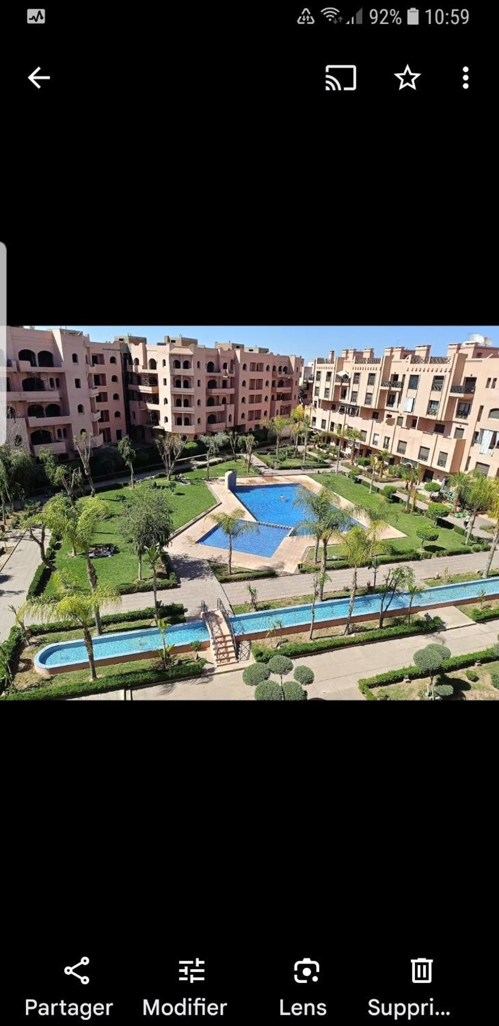 Un Moderne Chic Appartement Vue Sur Piscine Marrakesh Buitenkant foto